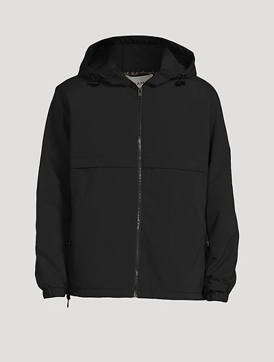 Technical Windbreaker Jacket With Hood