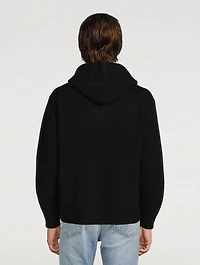 Wool Knit Hoodie
