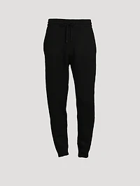 Wool Knit Jogger Pants