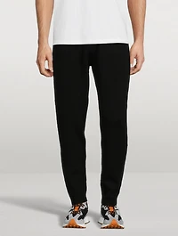 Wool Knit Jogger Pants