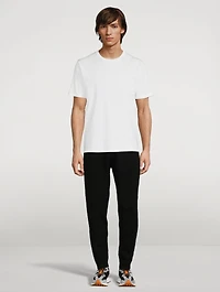 Wool Knit Jogger Pants