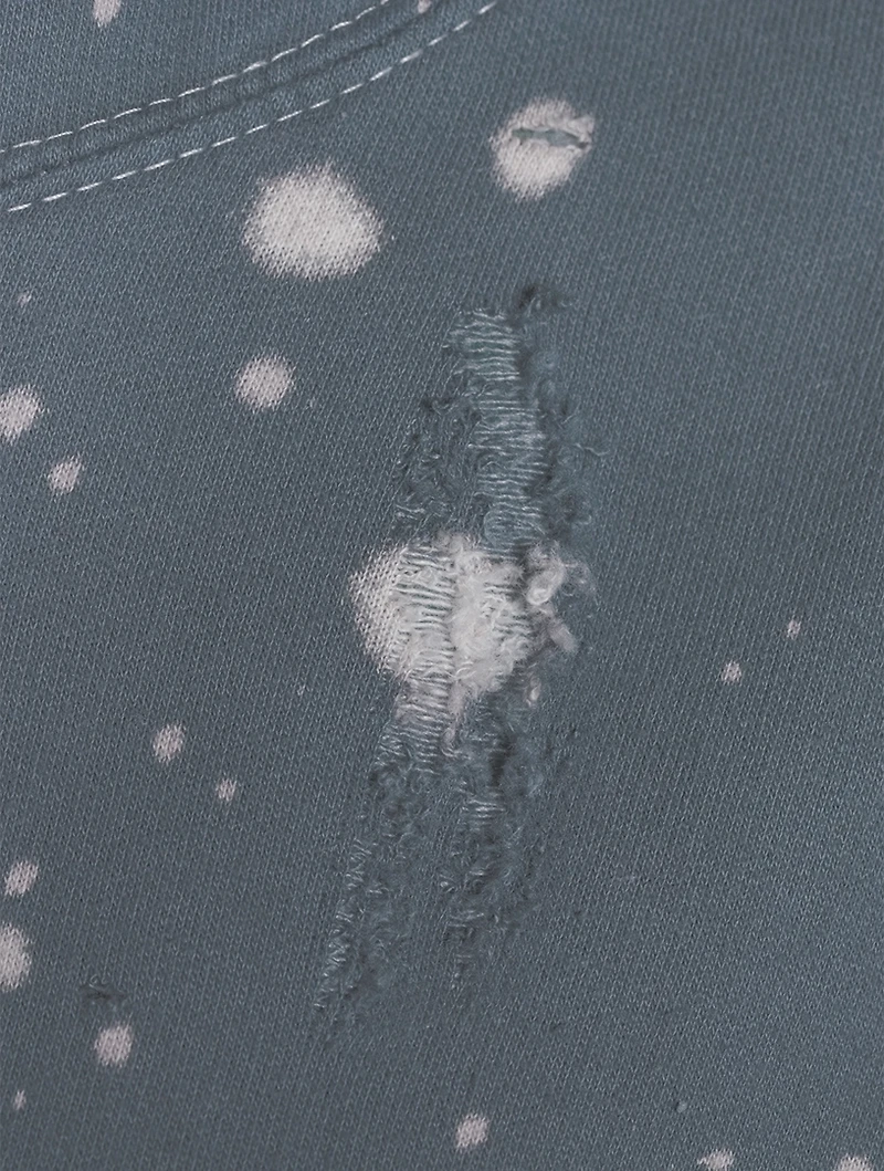 Acid Wash Oversized Hoodie