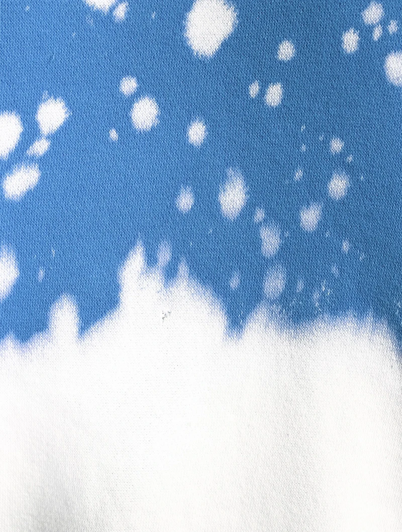 Acid Wash Vinca Crewneck Sweatshirt