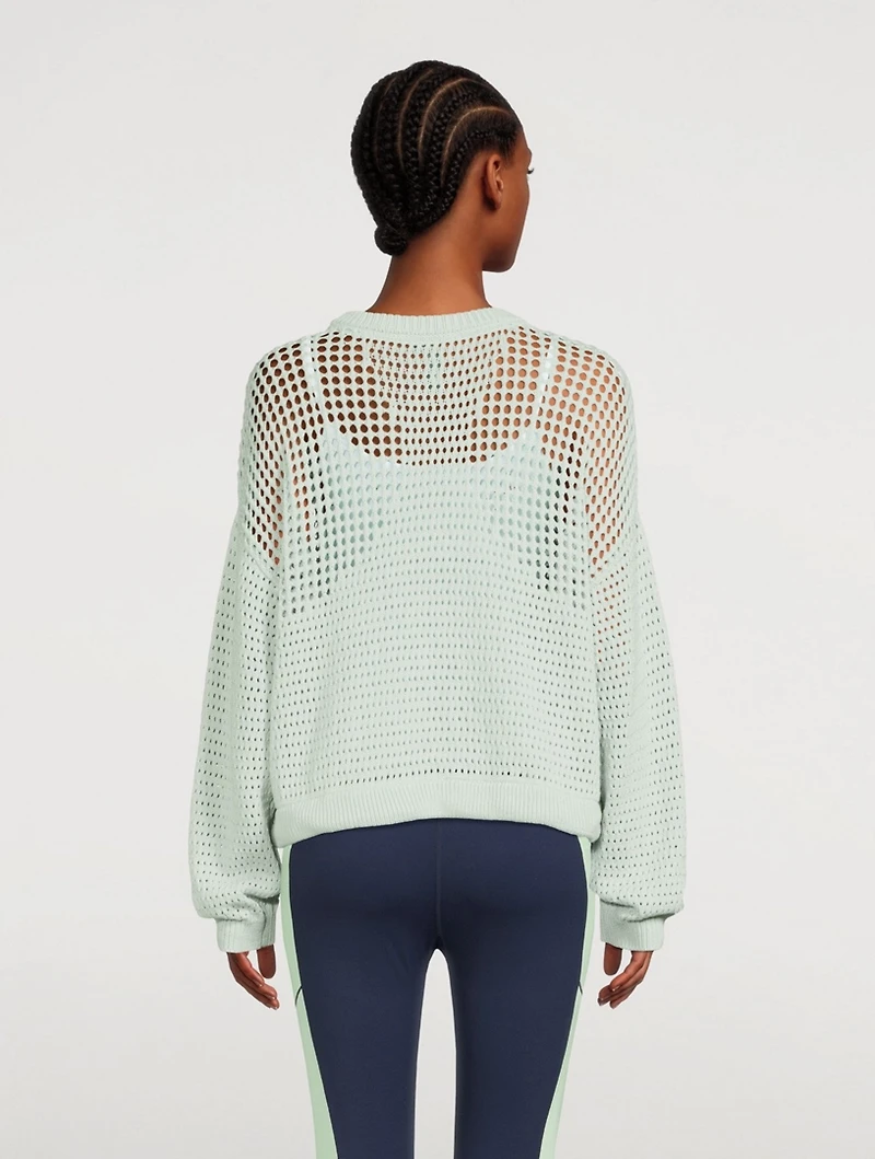 Tides High Open Weave Organic Cotton Sweater