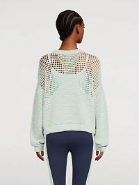 Tides High Open Weave Organic Cotton Sweater