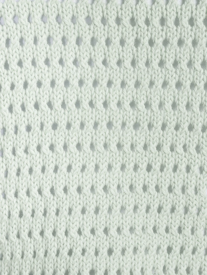 Tides High Open Weave Organic Cotton Sweater