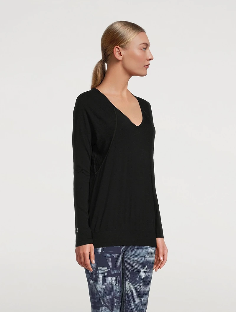 Mindful Seamless Reversible Yoga Top