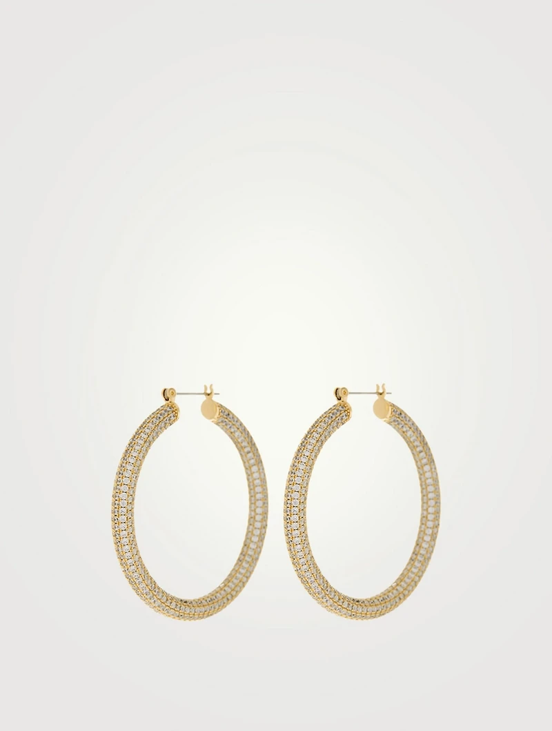 Amalfi Pavé Hoop Earrings