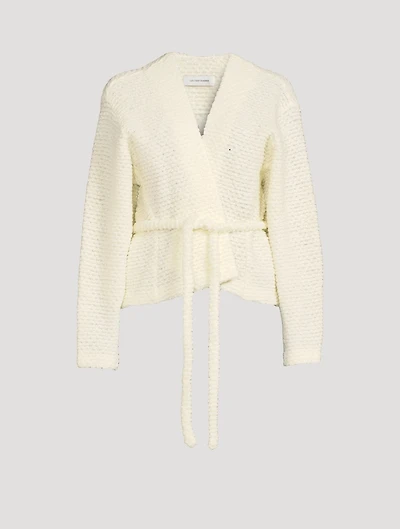 Wool Bouclé Dolman Cardigan