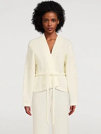 Wool Bouclé Dolman Cardigan