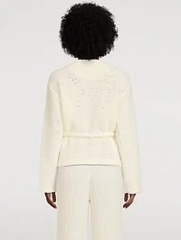 Wool Bouclé Dolman Cardigan
