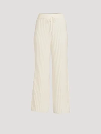 Wool Ribbed Pants