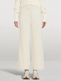 Wool Ribbed Pants