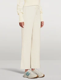 Wool Ribbed Pants