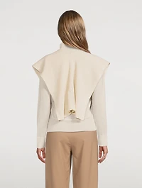 Muffler Turtleneck Sweater