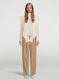 Muffler Turtleneck Sweater