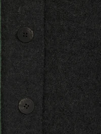 Layered Collar Bouclé Cardigan