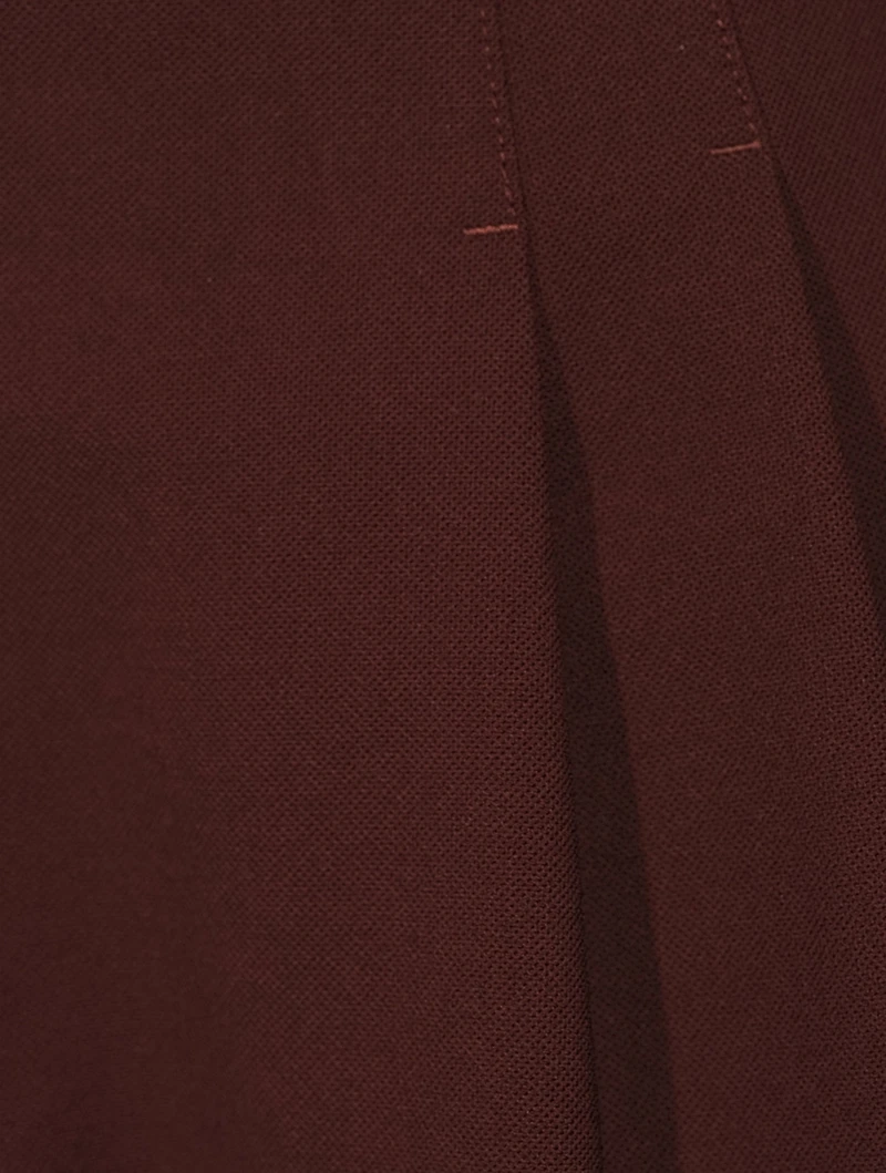 Pleated Wide-Leg Trousers
