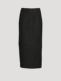 Bouclé Pencil Skirt