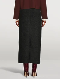 Bouclé Pencil Skirt