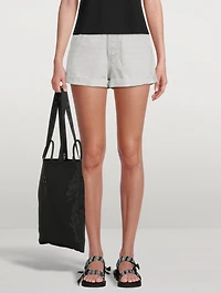 Maya High-Waisted Shorty Shorts
