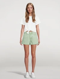 Maya High-Waisted Shorty Shorts