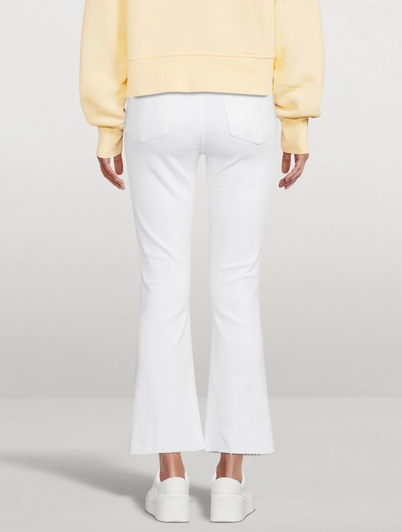 Nina High-Waisted Flared Ankle Jeans