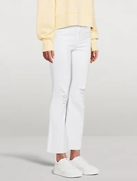 Nina High-Waisted Flared Ankle Jeans