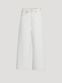 Maya High-Waisted Wide Ankle Jeans