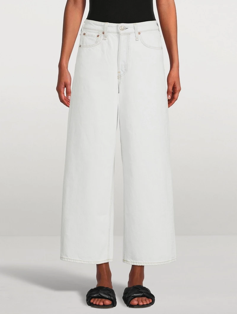 Maya High-Waisted Wide Ankle Jeans
