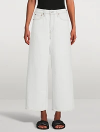 Maya High-Waisted Wide Ankle Jeans