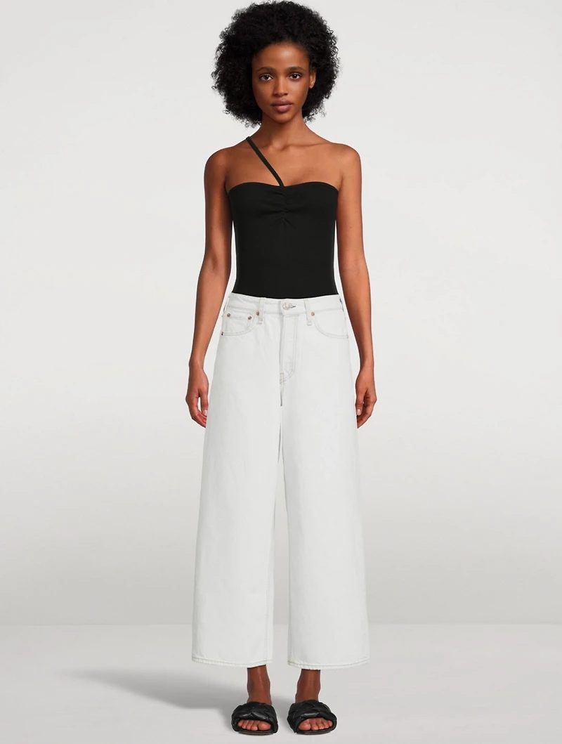 Maya High-Waisted Wide Ankle Jeans