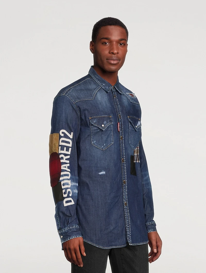 Dan Patchwork Relaxed Shirt