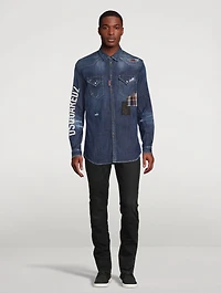 Dan Patchwork Relaxed Shirt