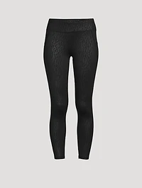 All Day 7/8 Leggings Embossed Animal Print