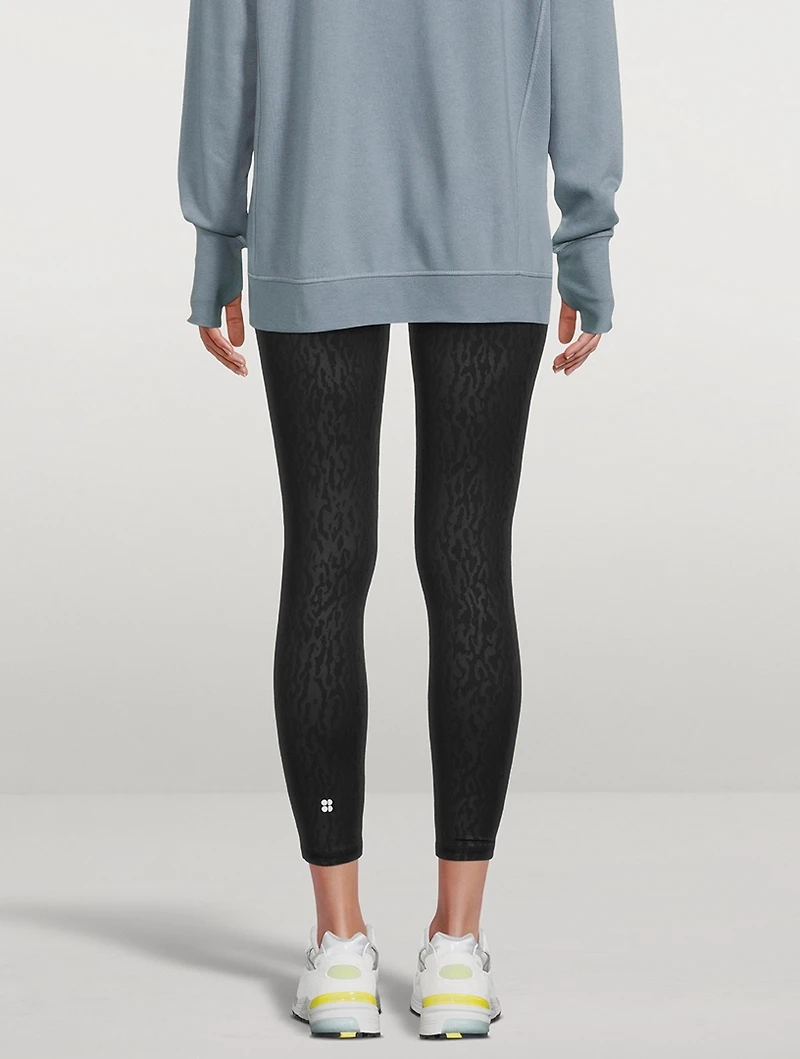All Day 7/8 Leggings Embossed Animal Print