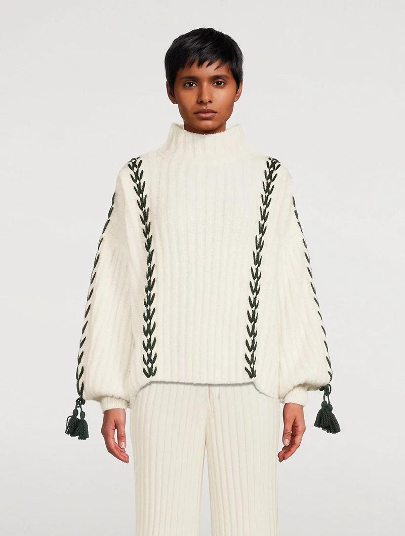Nube Baby Alpaca Knit Turtleneck Sweater