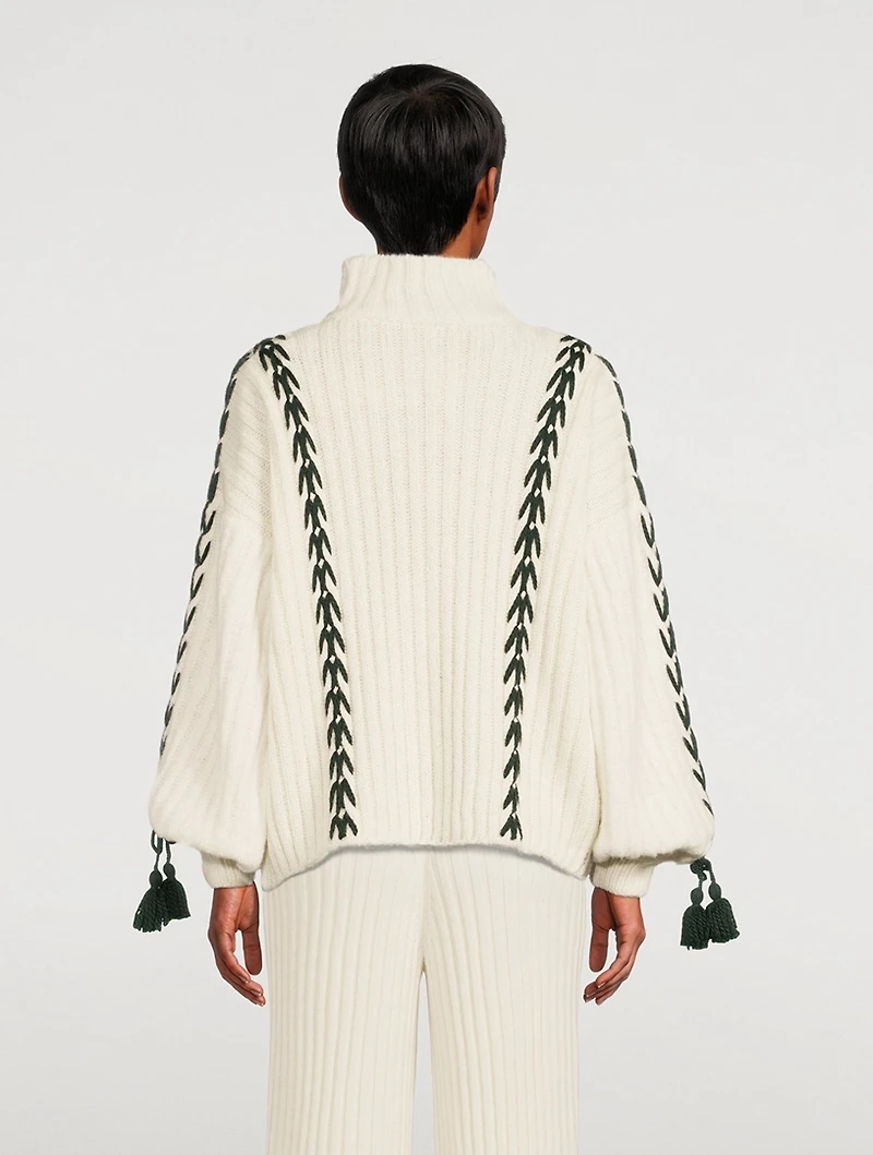 Nube Baby Alpaca Knit Turtleneck Sweater