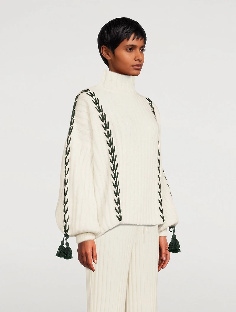 Nube Baby Alpaca Knit Turtleneck Sweater