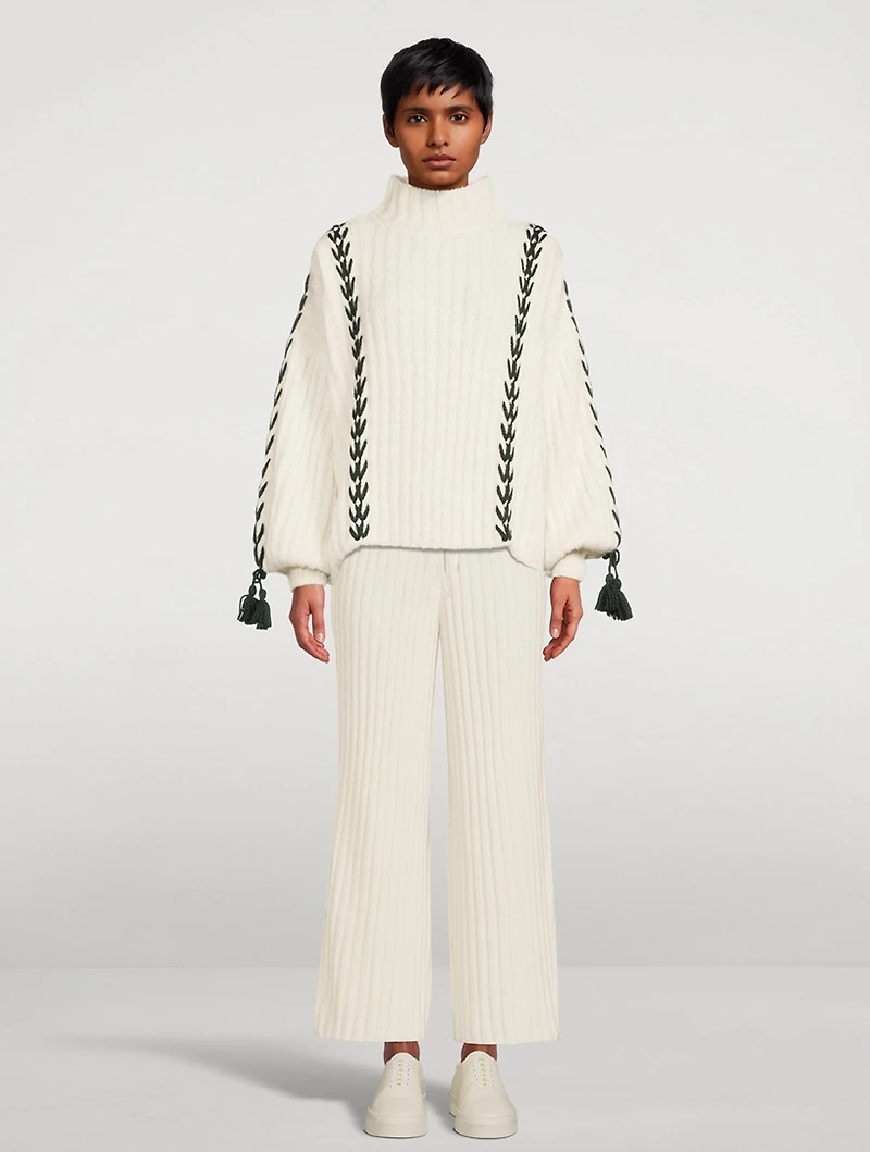 Nube Baby Alpaca Knit Turtleneck Sweater