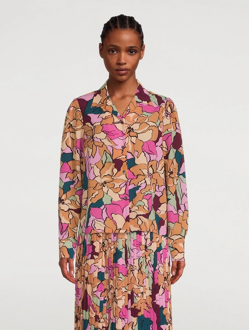 Cabot Printed Long-Sleeve Shirt