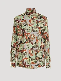 Contisy Cotton High-Neck Shirt