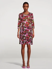 Salby Cotton Printed Pencil Skirt