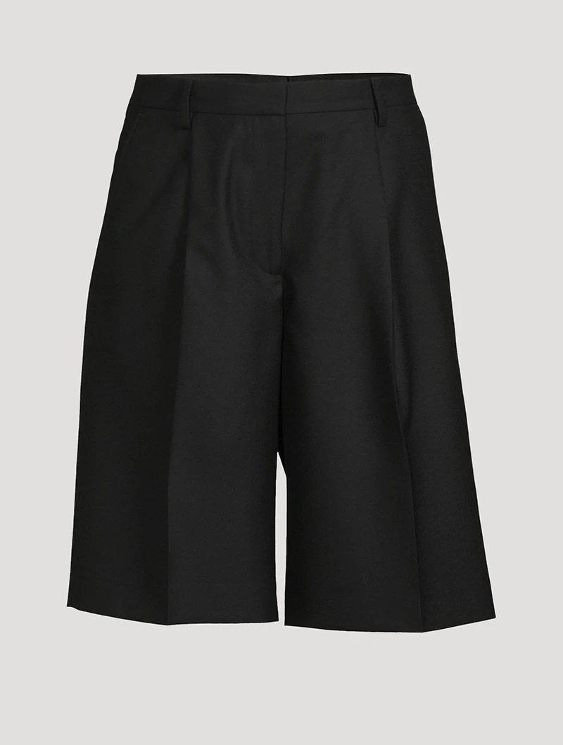 Porter Wool Bermuda Shorts