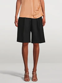 Porter Wool Bermuda Shorts