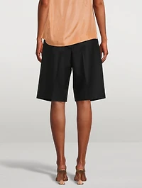 Porter Wool Bermuda Shorts