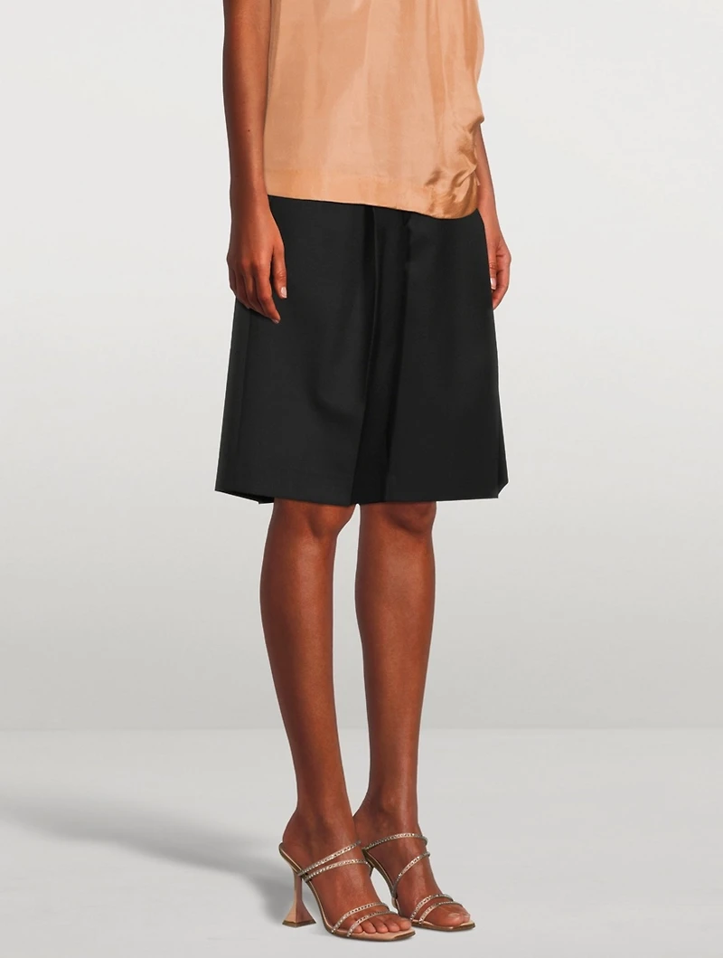 Porter Wool Bermuda Shorts