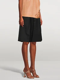 Porter Wool Bermuda Shorts