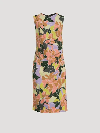 Devos Printed Sleeveless Midi Dress