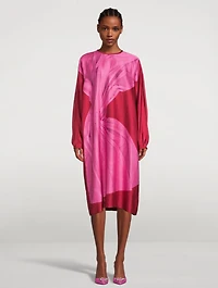 Dosta Long-Sleeve Midi Dress
